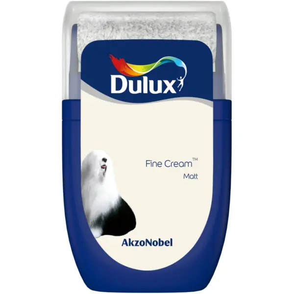 DUL2019 Dulux Tester Fine Cream Matt 30ml