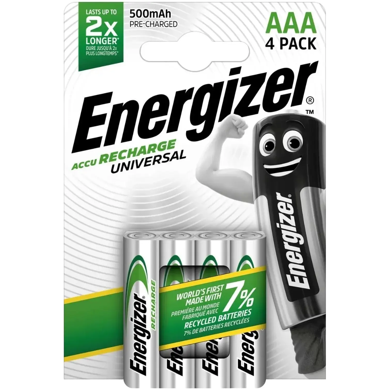 Energizer Rechargeable Battery 500 mAh (CD4) AAA