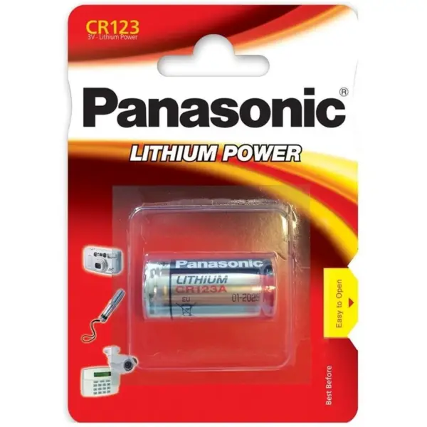 Panasonic CR123 Lithium Power Battery