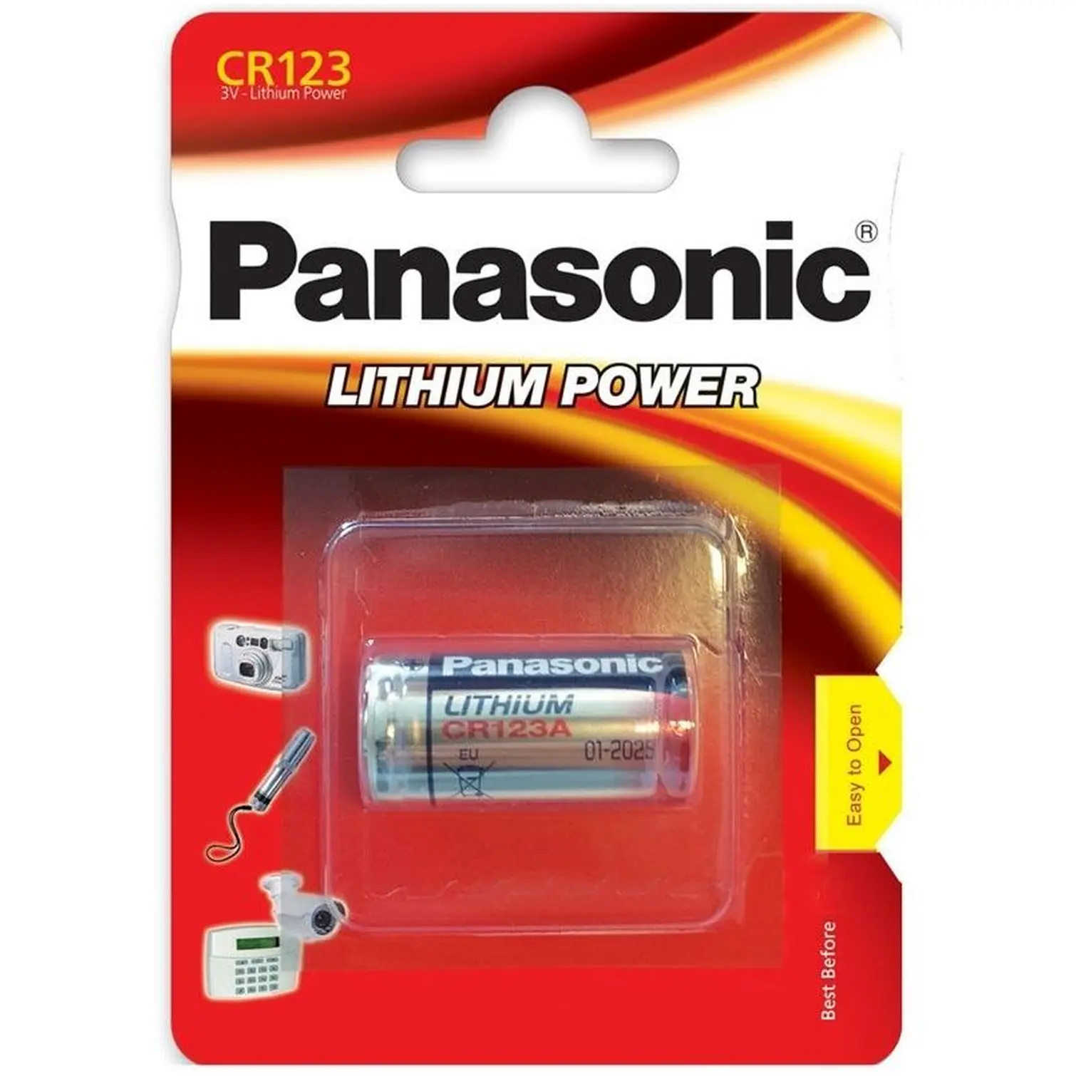 Panasonic CR123 Lithium Power Battery