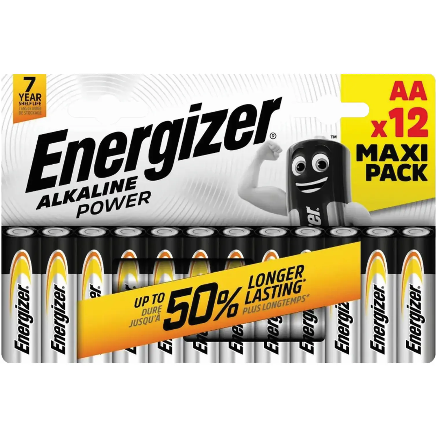 Energizer Power AA Batteries (12 Pack)