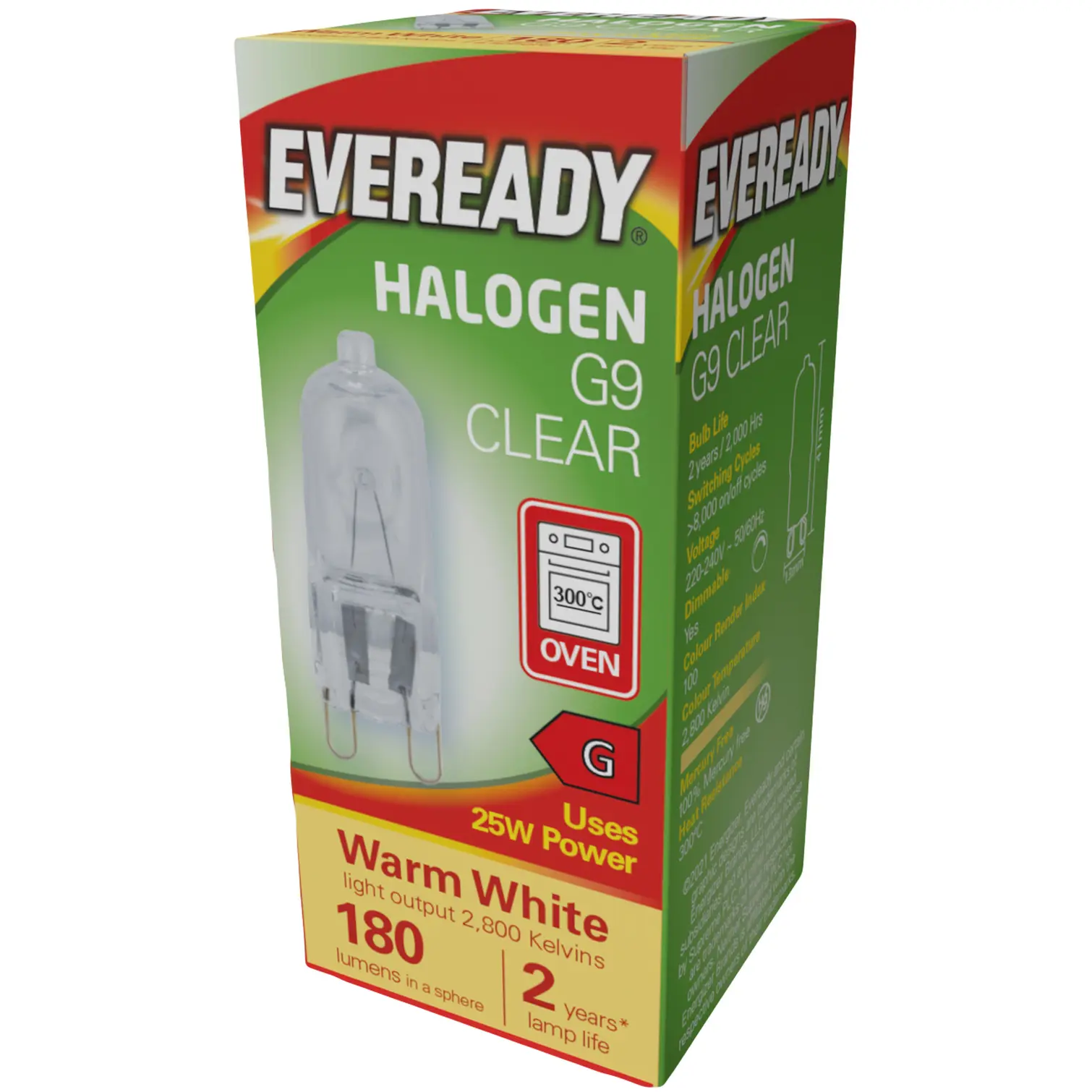 Eveready G9 Oven Capsule 25w