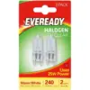 Eveready Halogen G9 Bulb 25W 240 Lumens Warm White Pack of 2