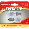 Eveready 15w Pygmy Clear SES pack of 2