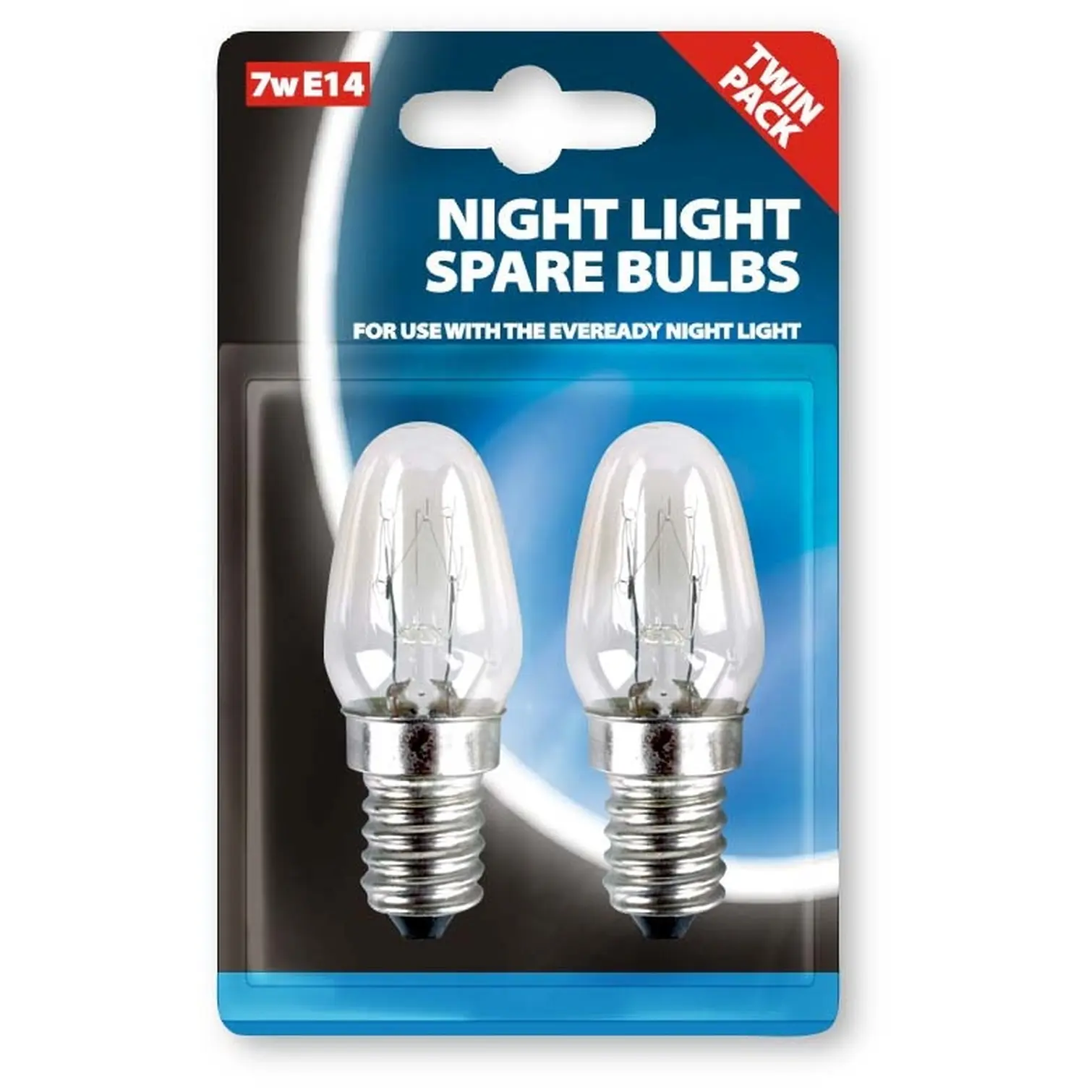 Eveready(2) E14 Nightlight Bulb 7w SES Card Of 2