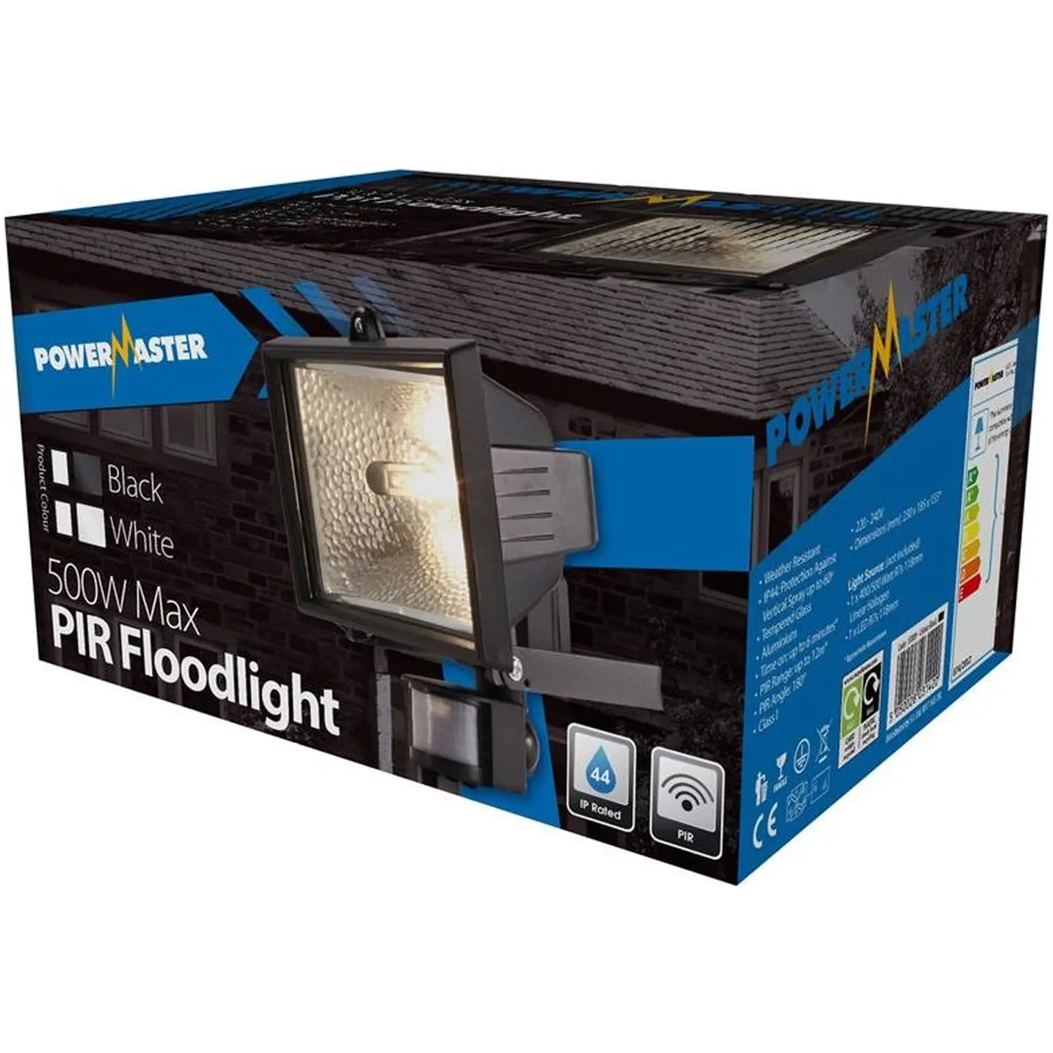 Powermaster 500W Halogen PIR