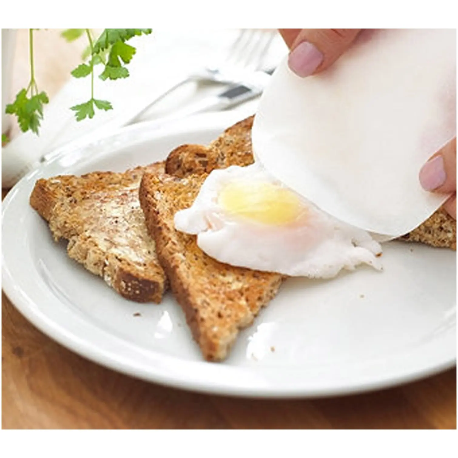 EDG0006_2 Poachies Egg Poaching Bags Pack of 20