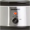 Daewoo Slow Cooker Stainless Steel 3.5Ltr