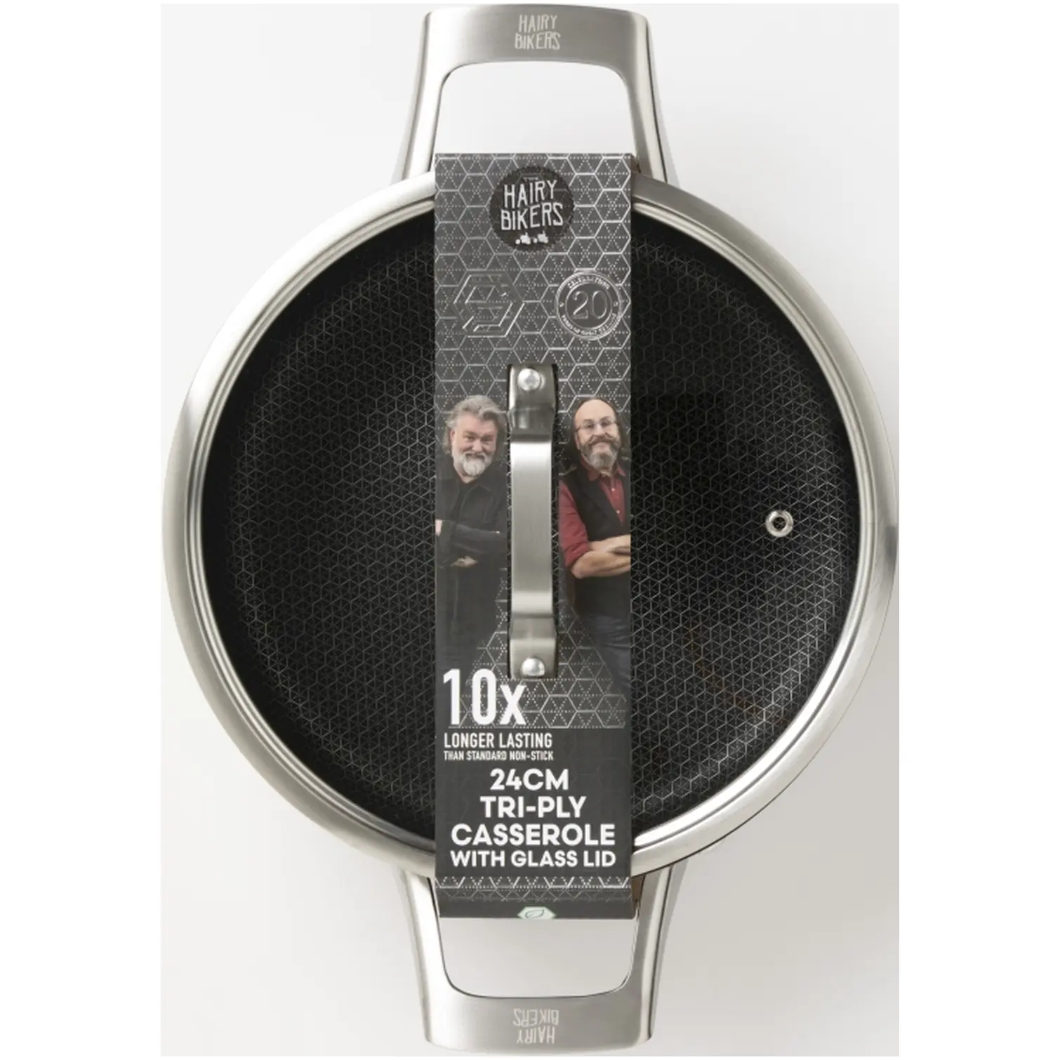 EGL0549 Hairy Bikers Hex Guard Casserole 24cm