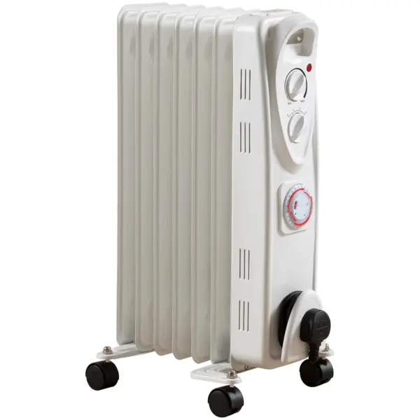 EGL0920 Daewoo 1.5KW Oil Filled Heater With Timer and 3 Heat Settings