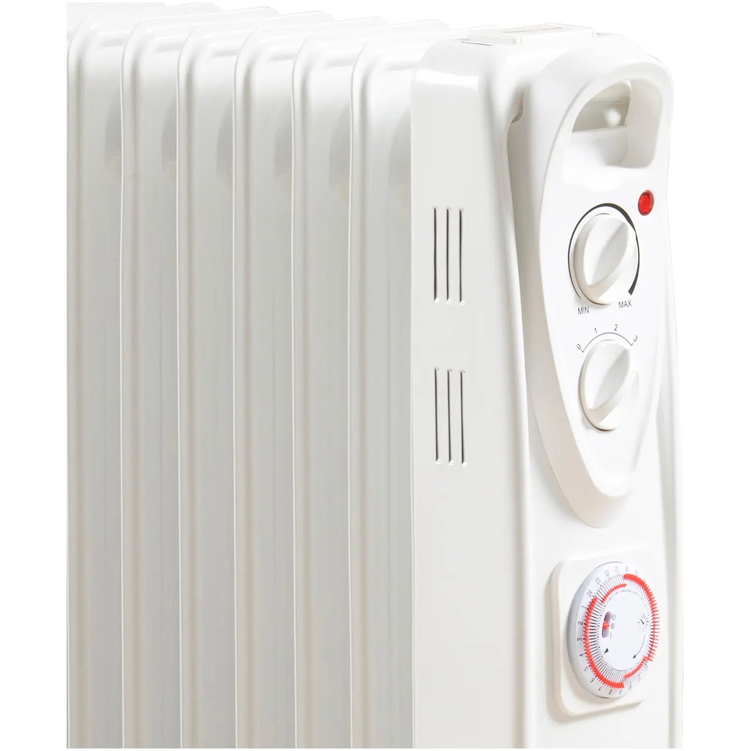 Daewoo 2500W Oil Filled Heater With Timer and 3 Heat Settings