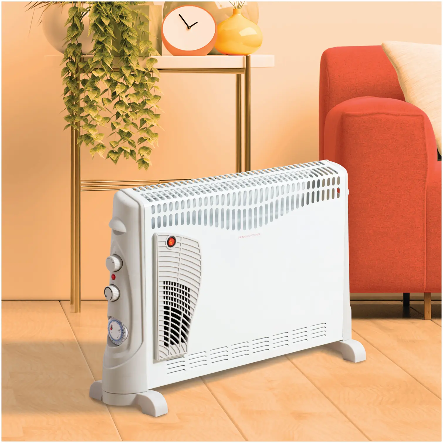 Daewoo Convector Heater With Timer and 3 Heat Settings