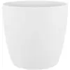 ELH0140 Brussels White Houseplant Pot 18cm