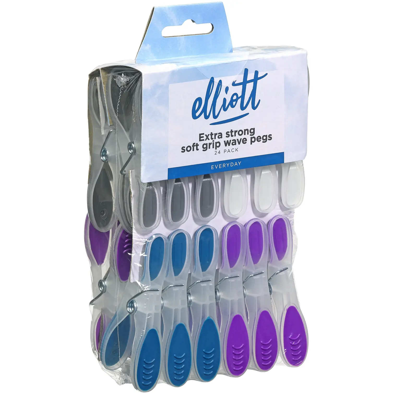 ELL0067 Elliotts Soft Grip Pegs (24)