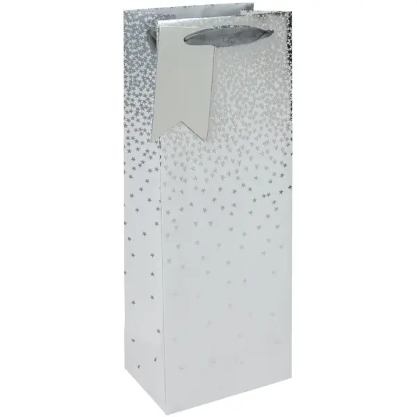White Ombre Bottle Gift Bag
