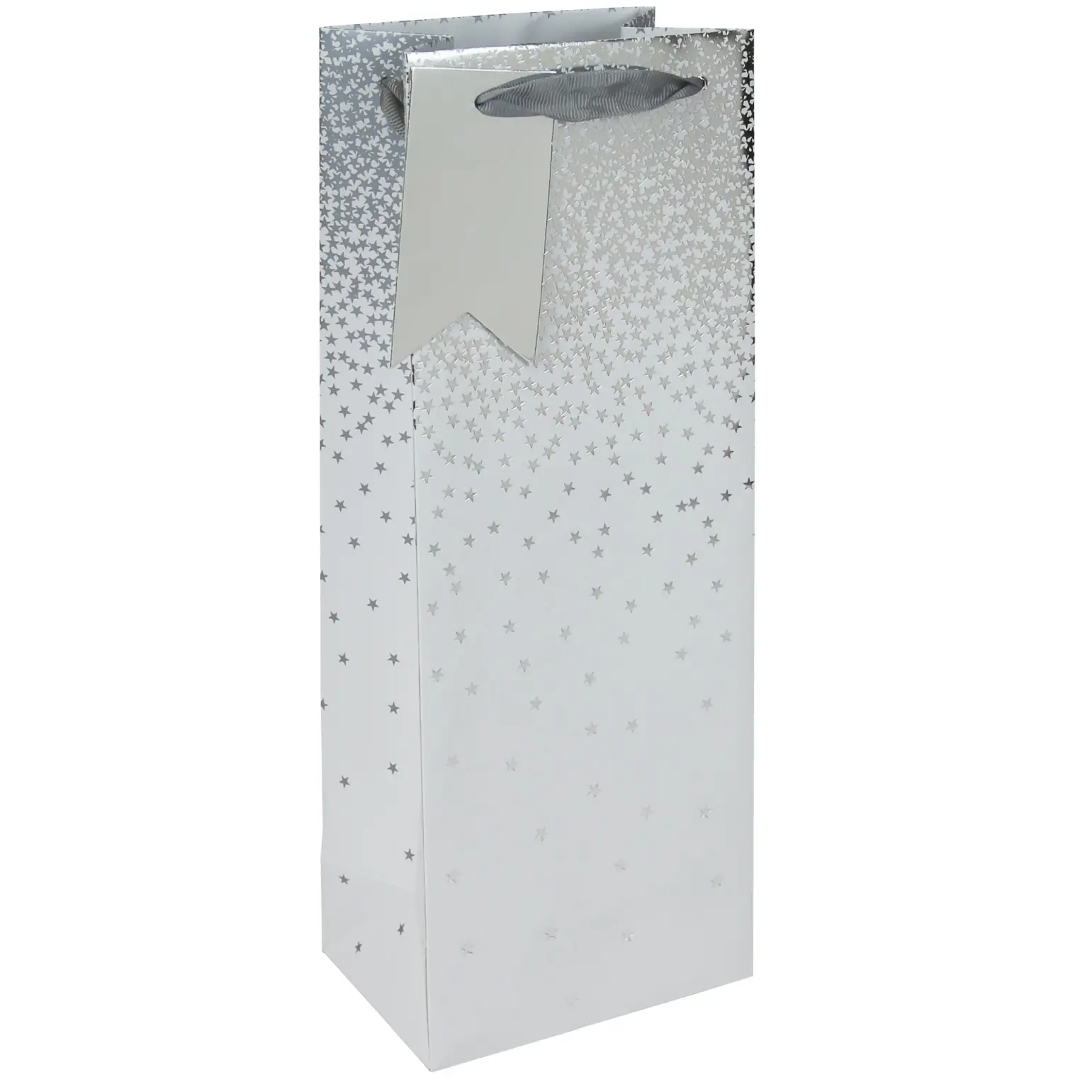 White Ombre Bottle Gift Bag