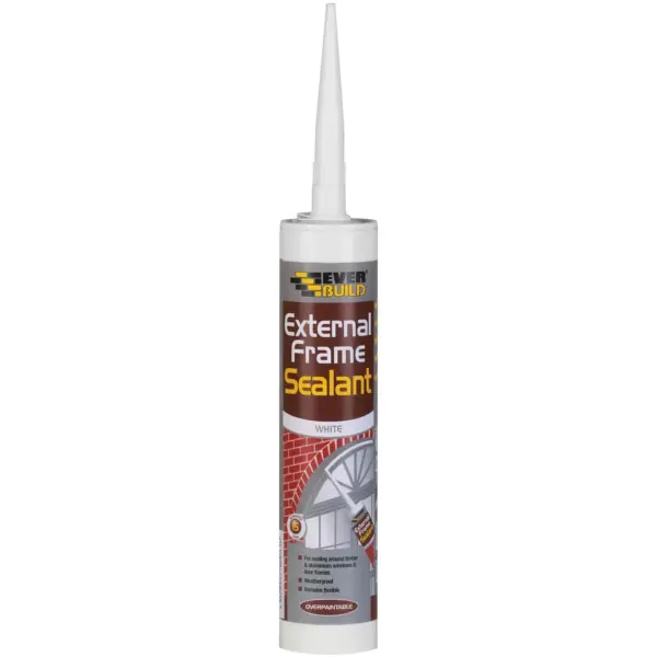 Everbuild White 290ml Frame Sealant Acrylic