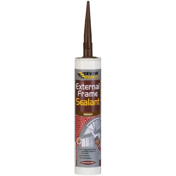 Everbuild Acrylic Frame Sealant Brown 290ml