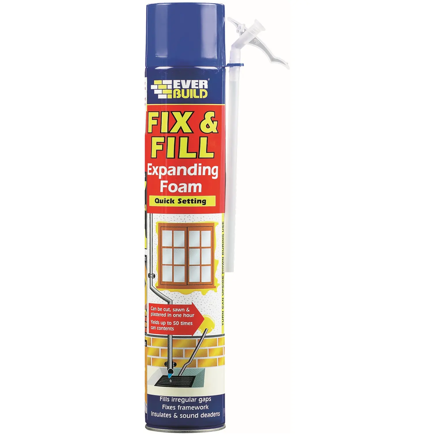 Everbuild 750ml Fill  +Fix Expanding Foam