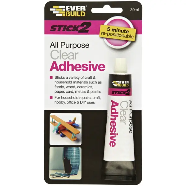 EVB0094 Everbuild 30ml Clear Adhesive
