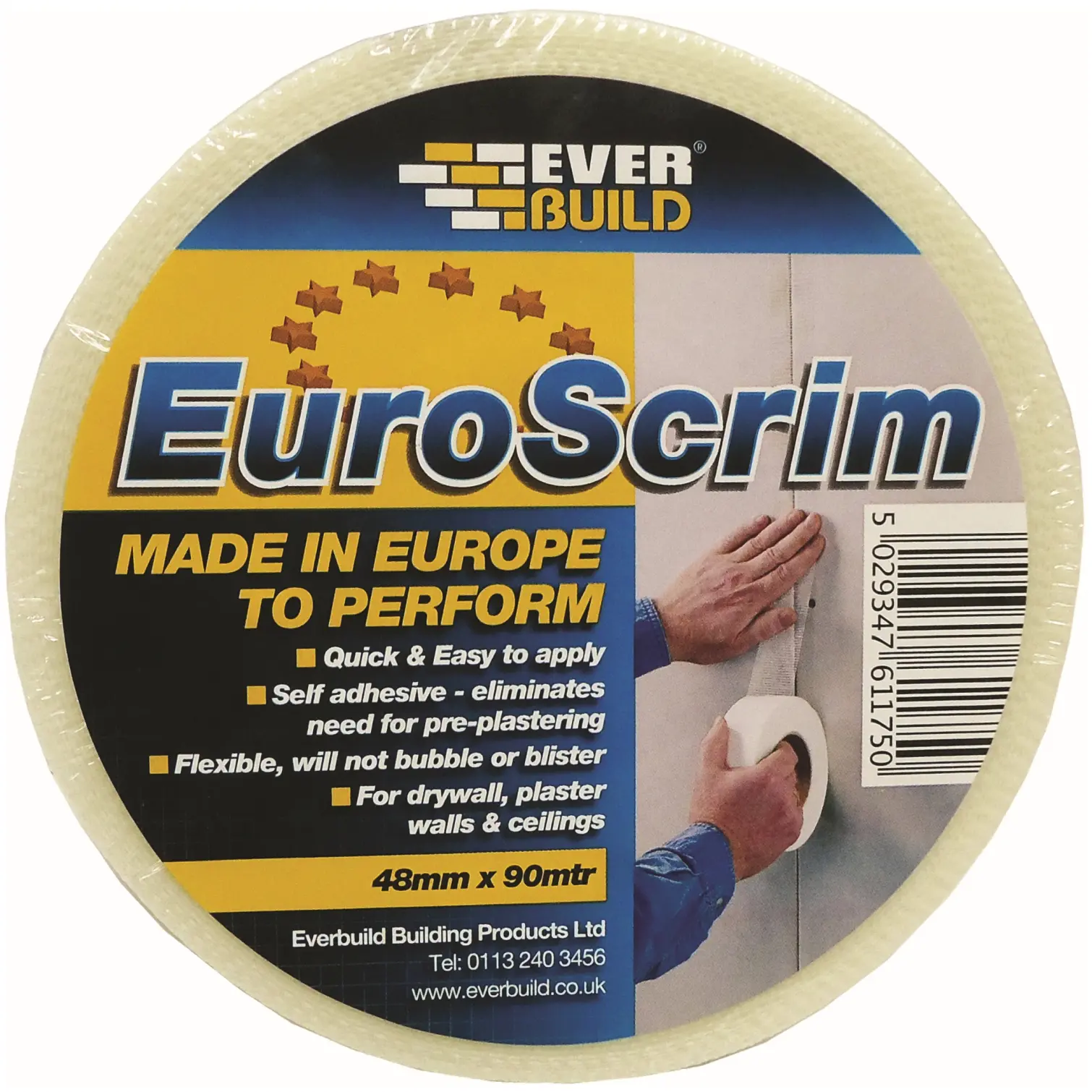 Everbuild Euro Scrim Tape 90m x 48mm