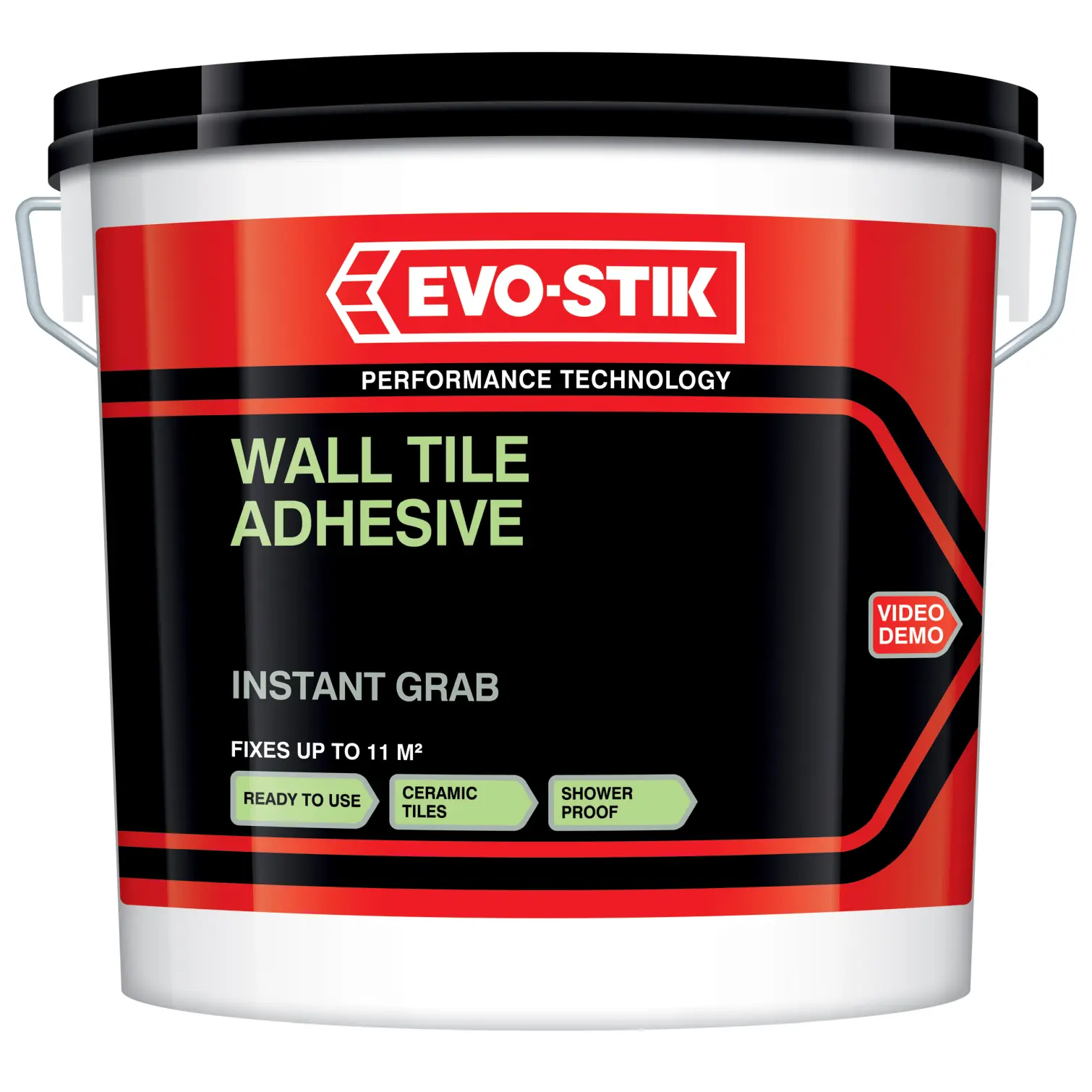 Evo-Stik   10ltr/11m Tile Adhesive Instant Grab