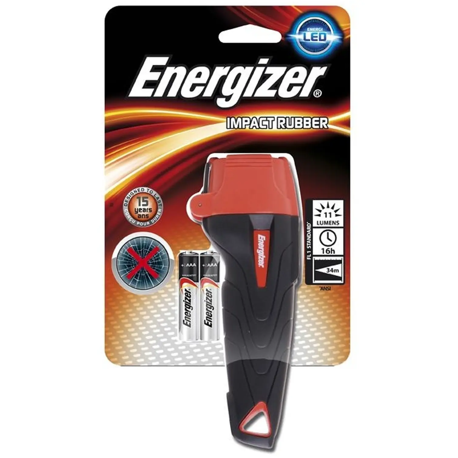 Energizer Impact Rubber Torch