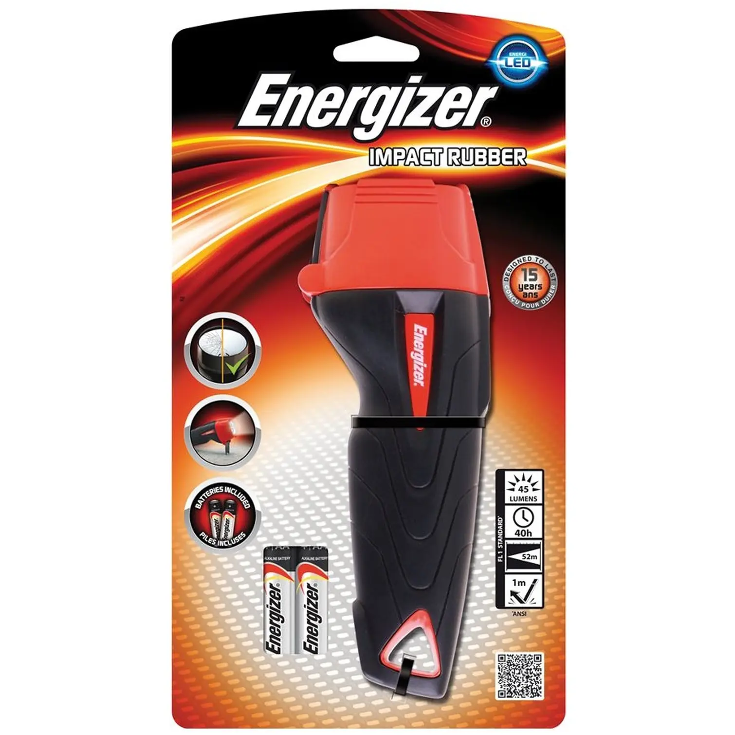 Energizer Inpact Rubber Torch