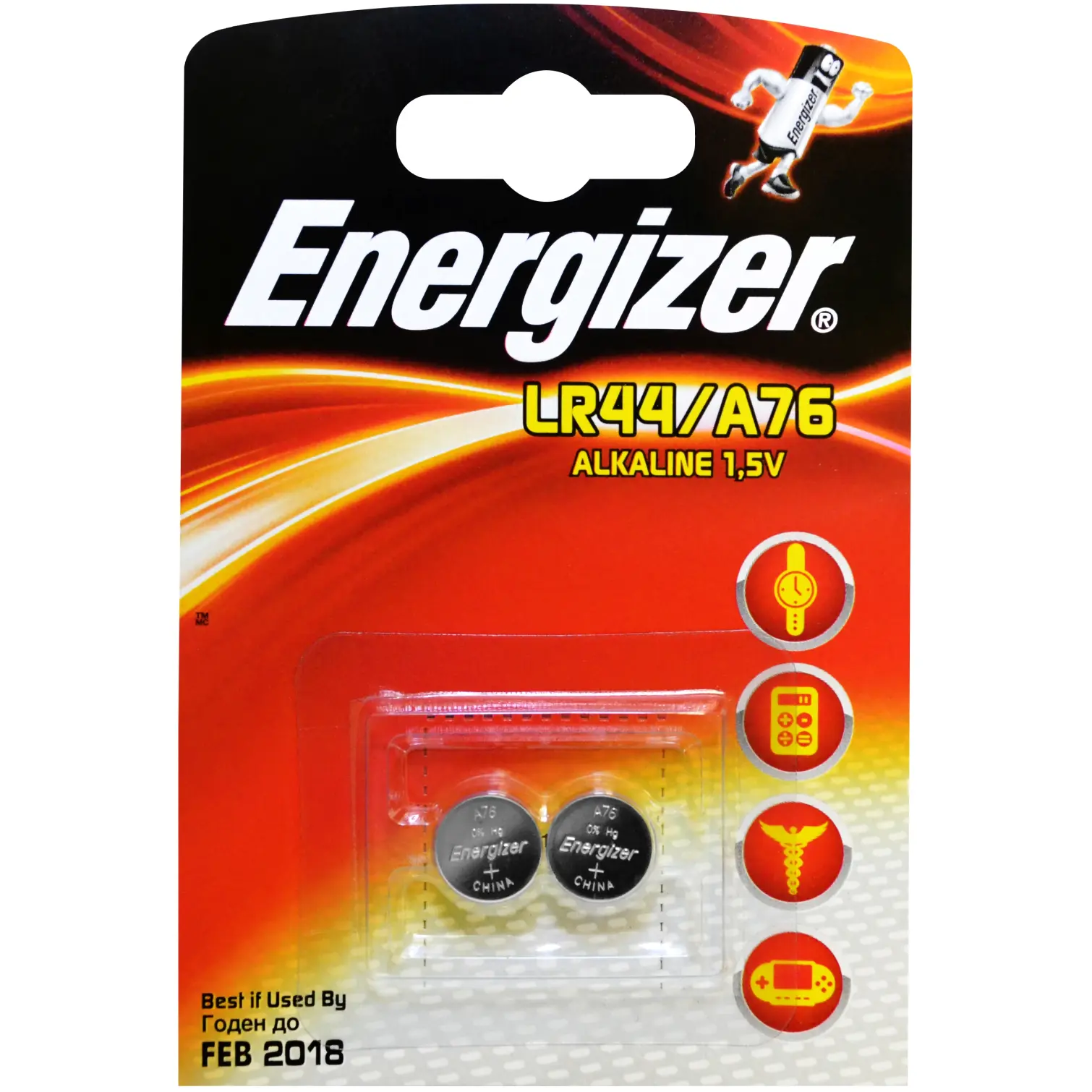 EVR0266 Energizer Button Cell LR44 pack2