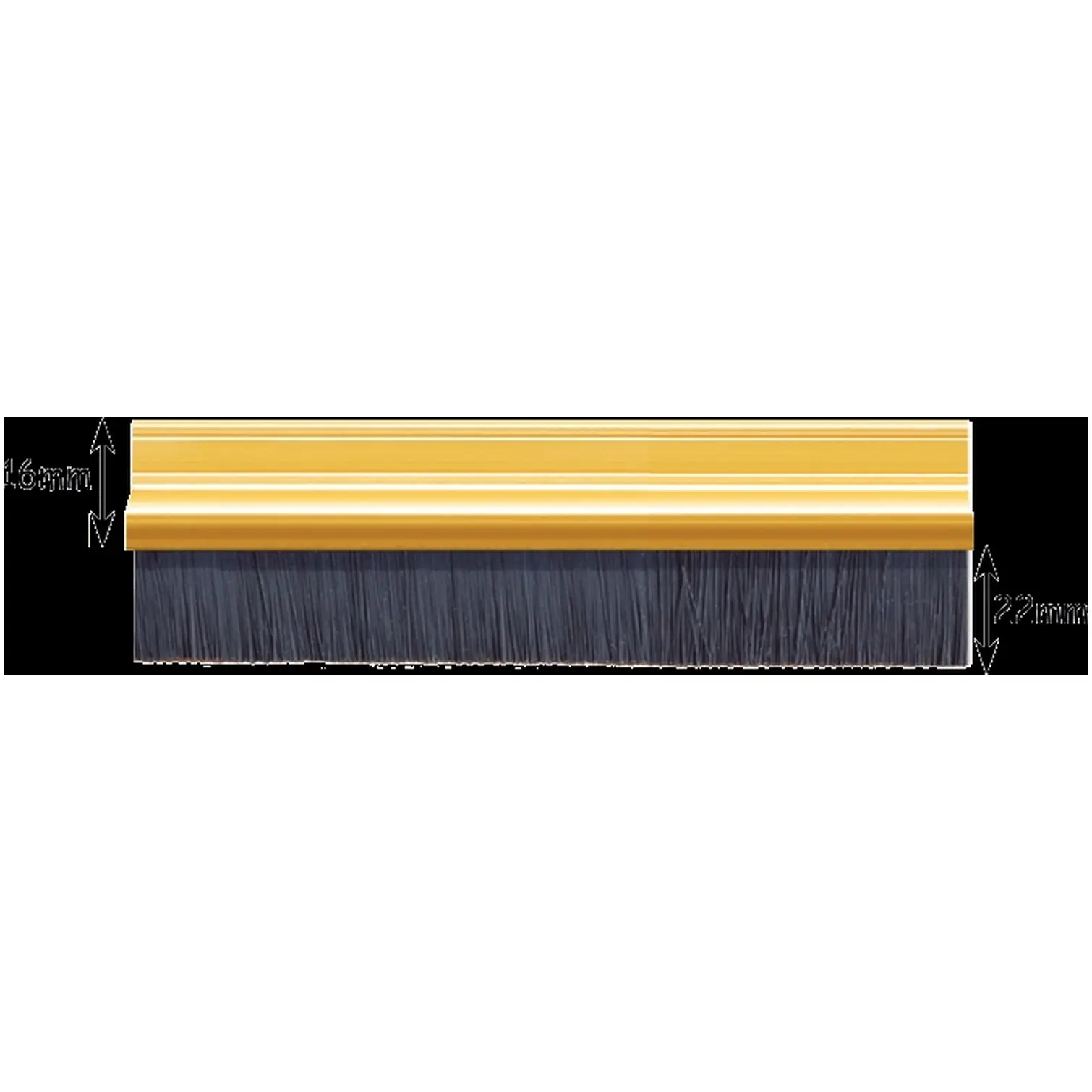 Exitex 914mm(36") Brush Strip Gold