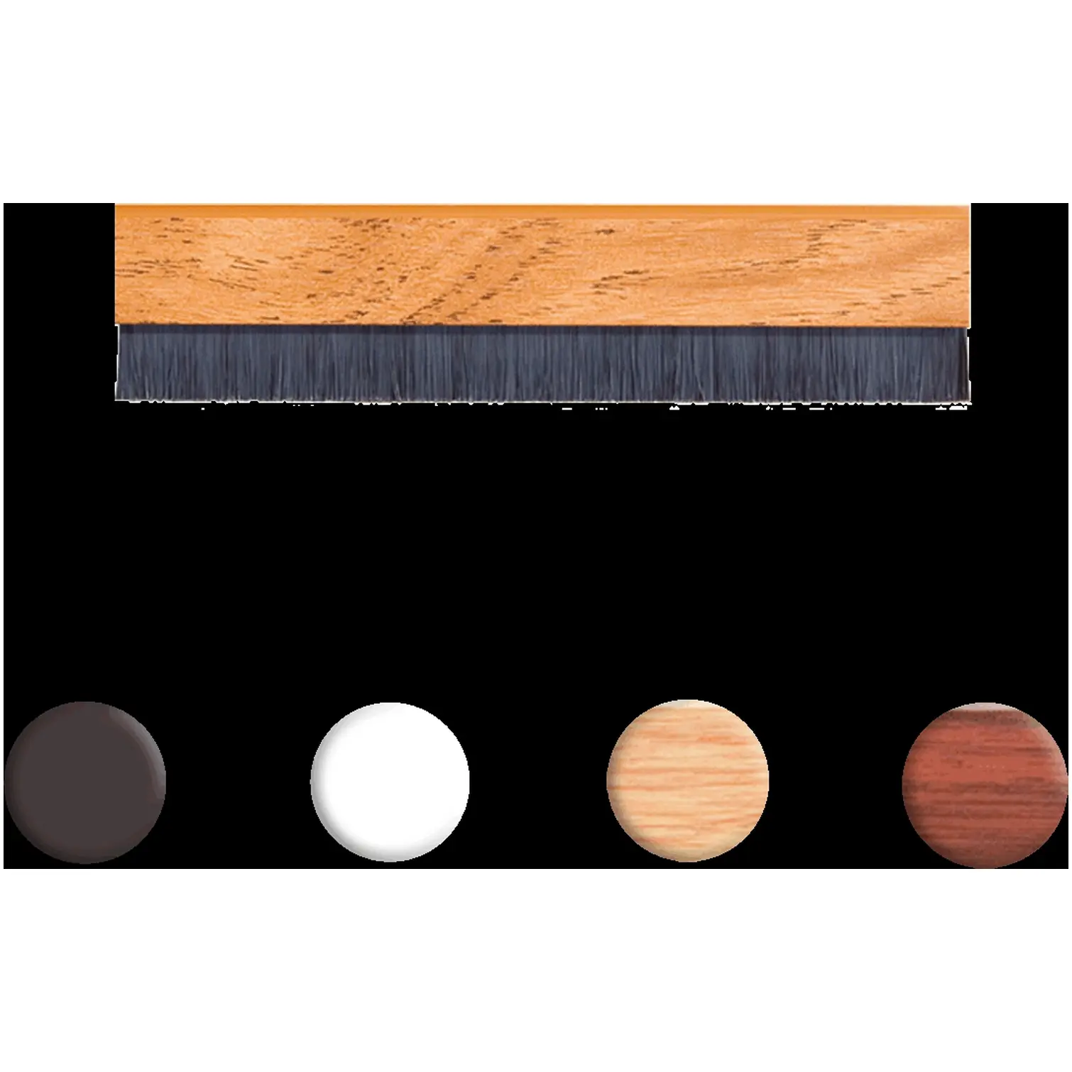 Exitex 914mm(36") Concealed Brush Strip White