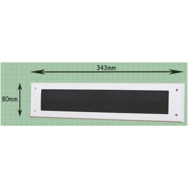 Exitex Letter Box Seal WHITE
