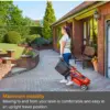 Flymo EasiStore 340R Corded Rotary Lawn Mower