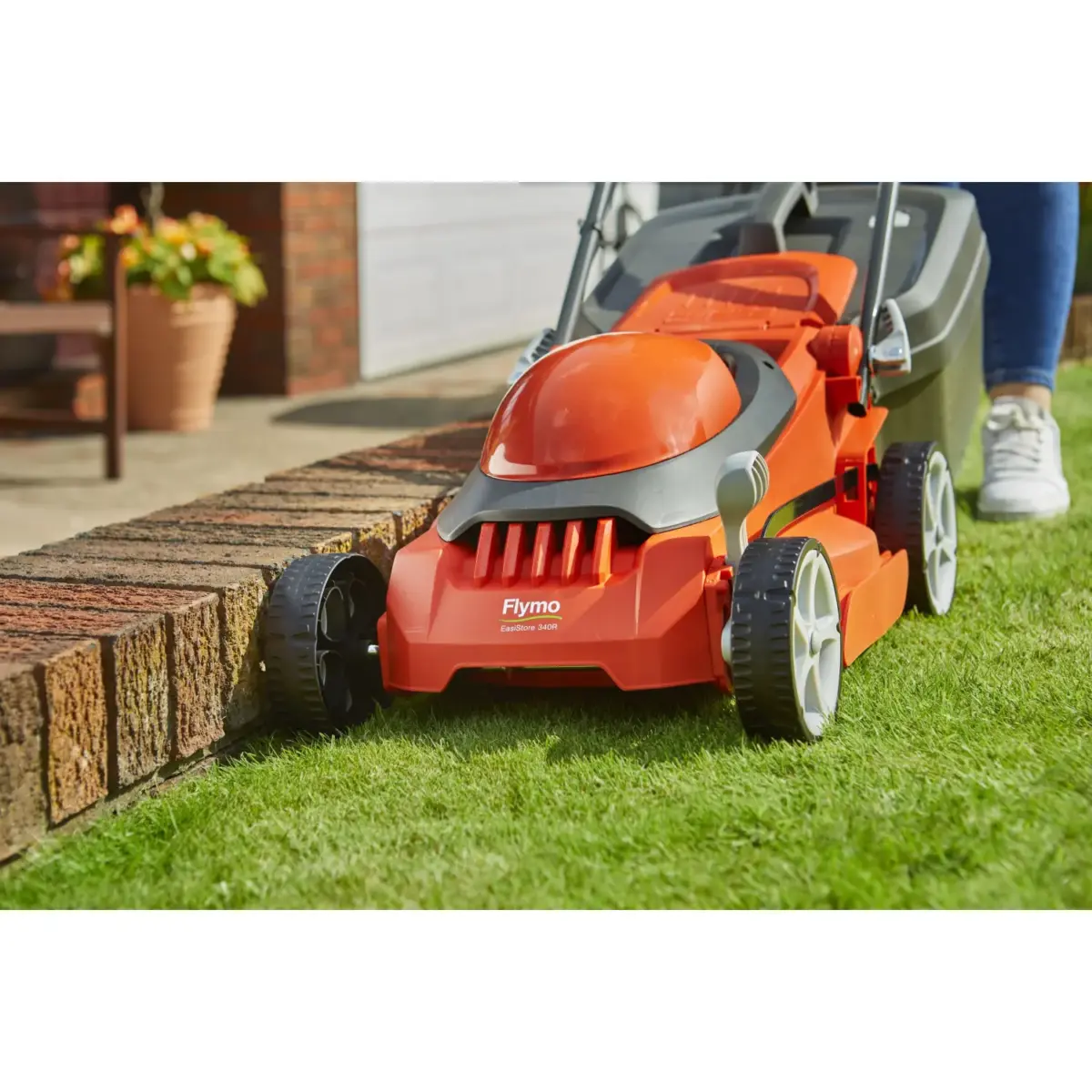 Flymo EasiStore 340R Corded Rotary Lawn Mower