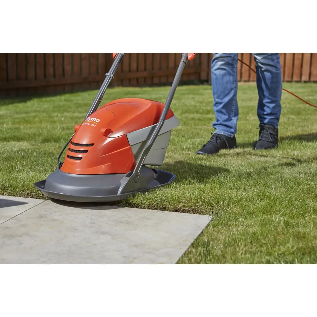 FLY0103_5 Flymo Hover Vac 250 Lawn Mower 25cm Cut