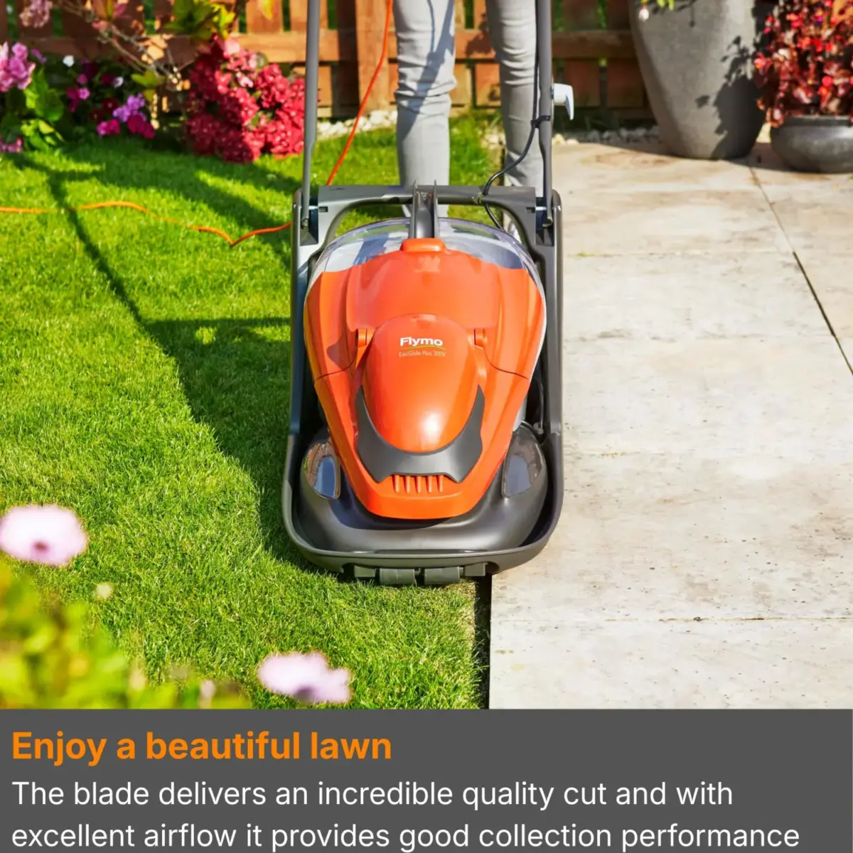 FLY0110_4 Flymo EasiGlide Plus 360V Corded Lawnmower