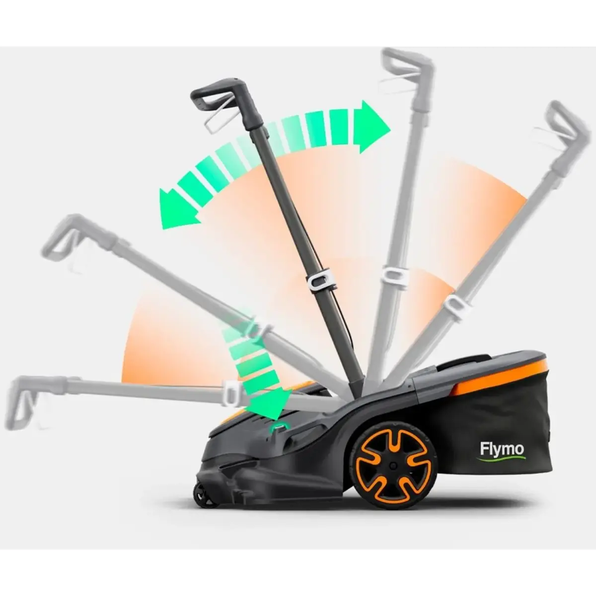 FLY0168_12 Flymo Ultra Mow Duo 460 Cordless Lawn Mower With Battery Kit