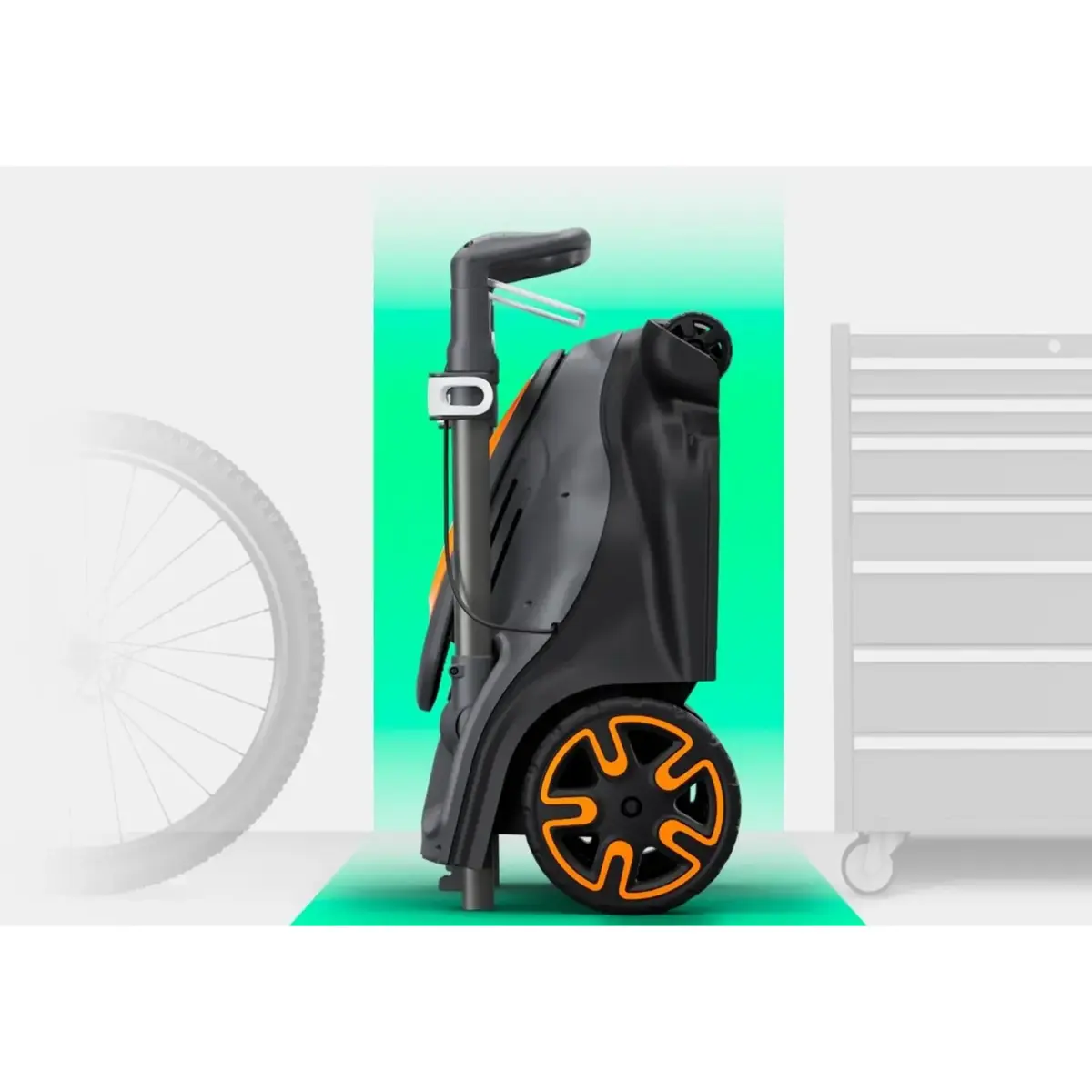 FLY0168_13 Flymo Ultra Mow Duo 460 Cordless Lawn Mower With Battery Kit
