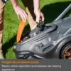 FLY0168_2 Flymo Ultra Mow Duo 460 Cordless Lawn Mower With Battery Kit