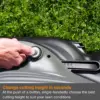 FLY0168_3 Flymo Ultra Mow Duo 460 Cordless Lawn Mower With Battery Kit