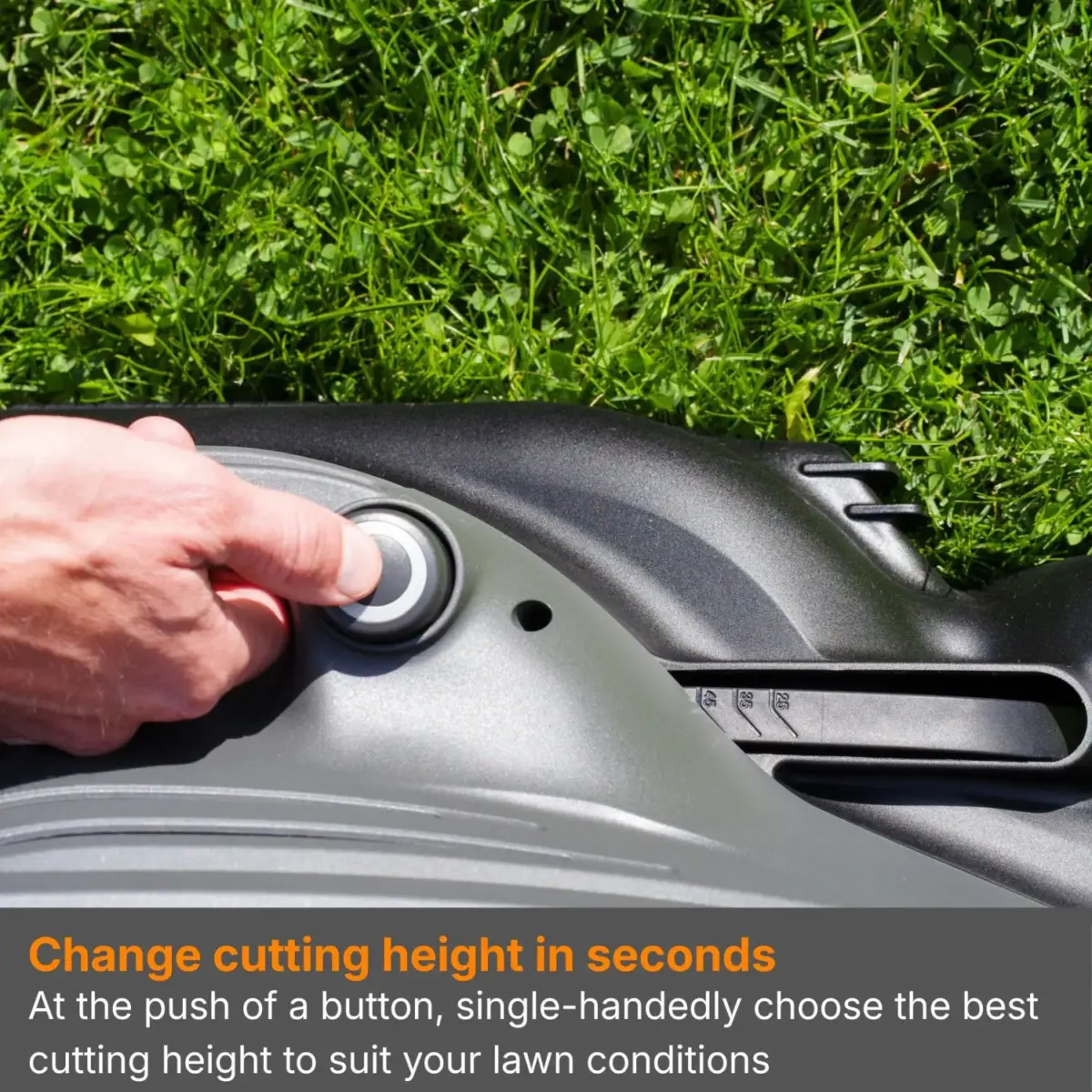 FLY0168_3 Flymo Ultra Mow Duo 460 Cordless Lawn Mower With Battery Kit