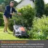 FLY0168_5 Flymo Ultra Mow Duo 460 Cordless Lawn Mower With Battery Kit