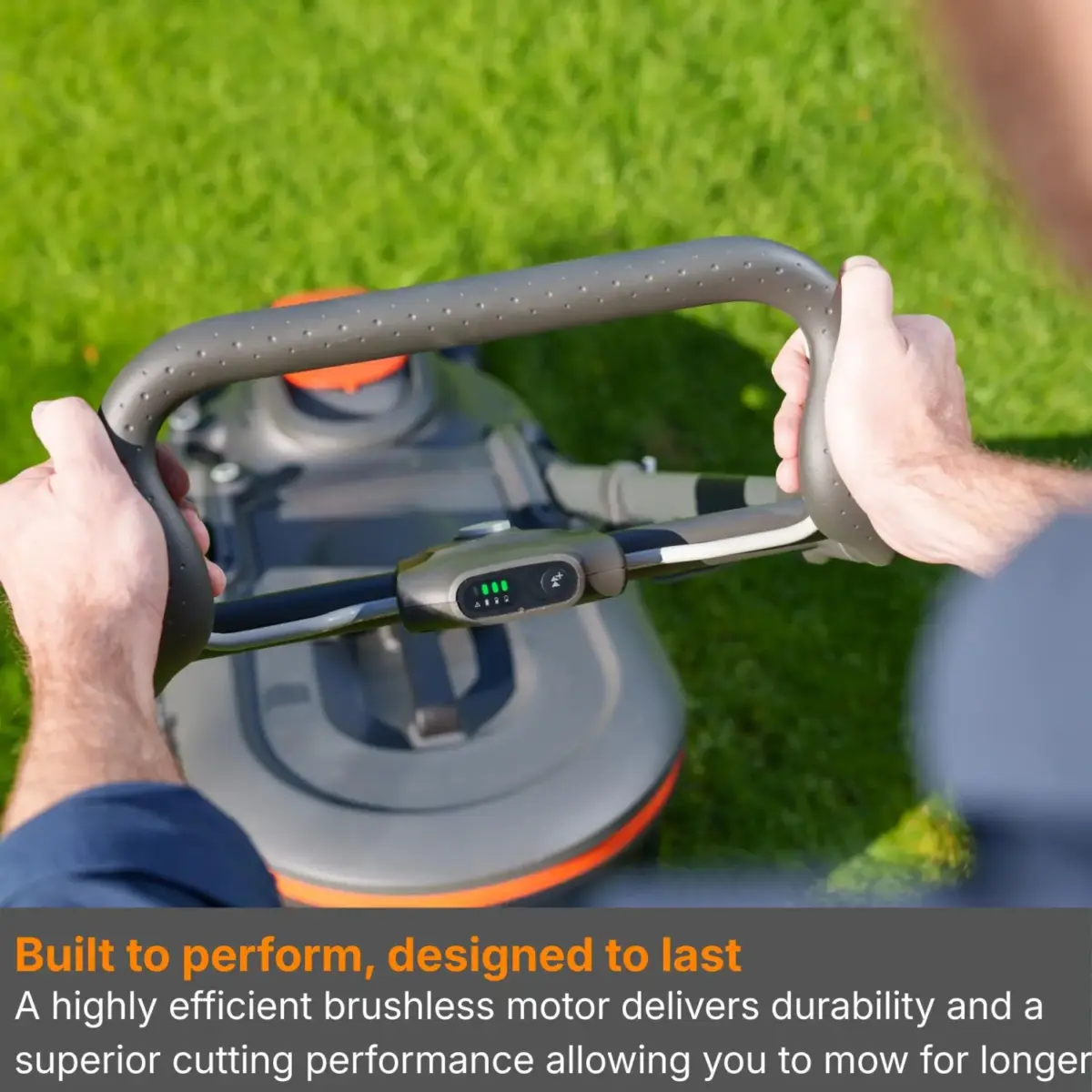FLY0168_6 Flymo Ultra Mow Duo 460 Cordless Lawn Mower With Battery Kit