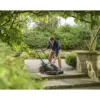FLY0168_7 Flymo Ultra Mow Duo 460 Cordless Lawn Mower With Battery Kit
