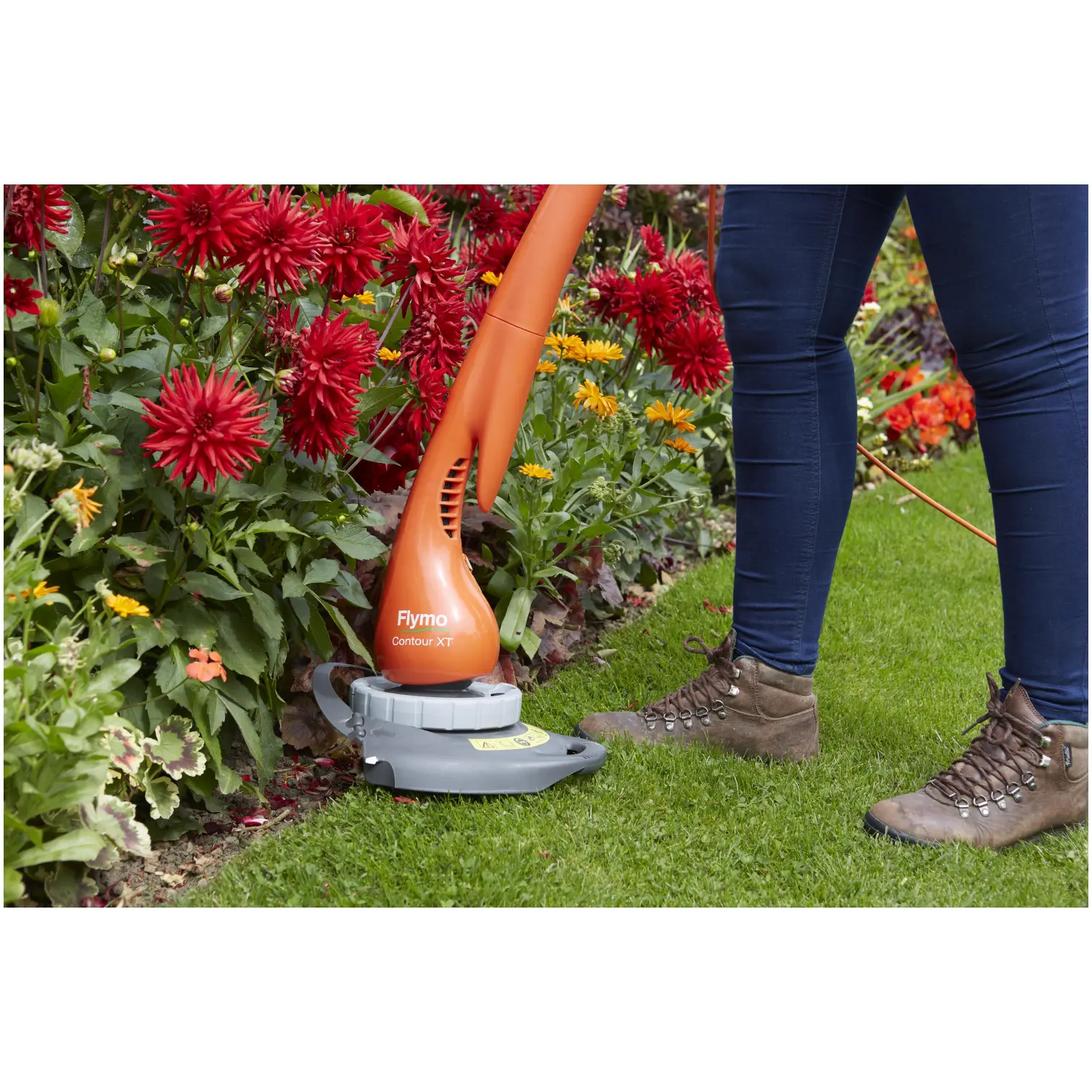 FLY0208_4 Flymo Contour XT Corded Grass Trimmer and Edger