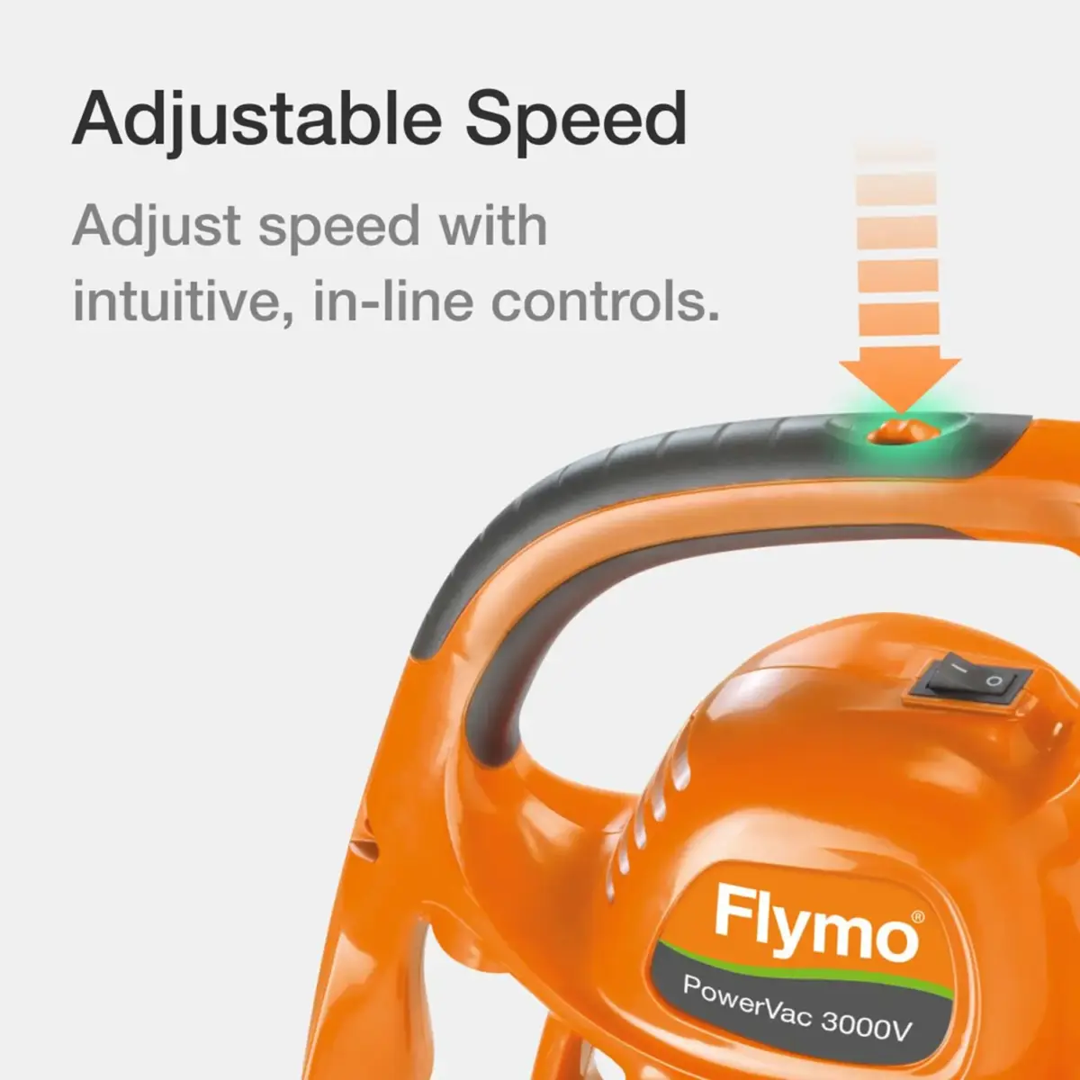Flymo PowerVac Corded Leaf Blower and Garden Vac