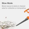 Flymo PowerVac Corded Leaf Blower and Garden Vac