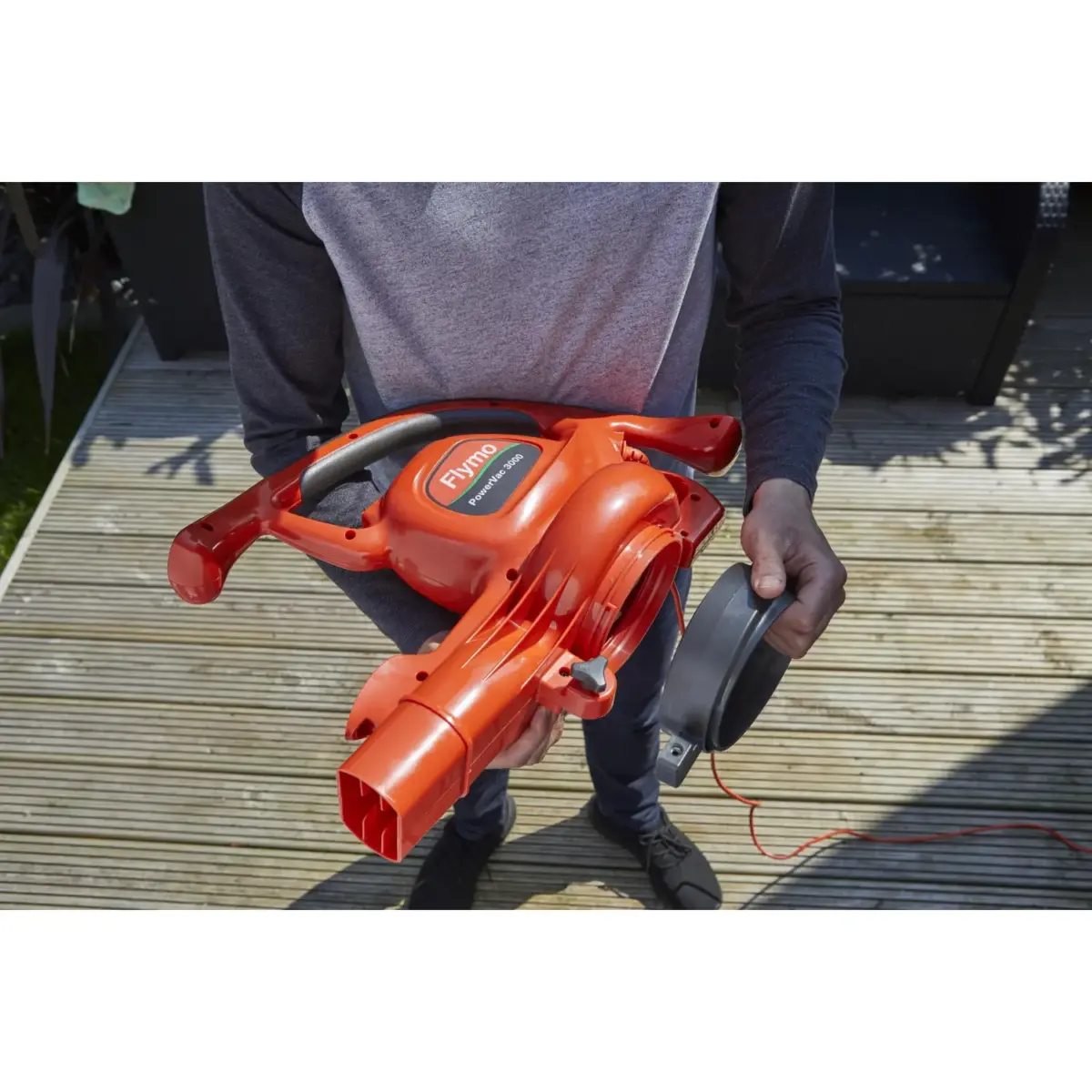 Flymo PowerVac Corded Leaf Blower and Garden Vac