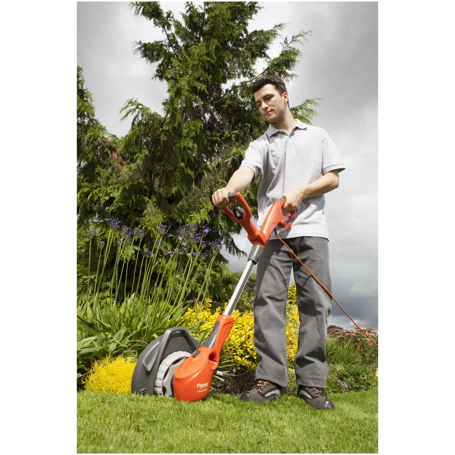 FLY0212_4 Flymo Contour 650E Corded Grass Trimmer