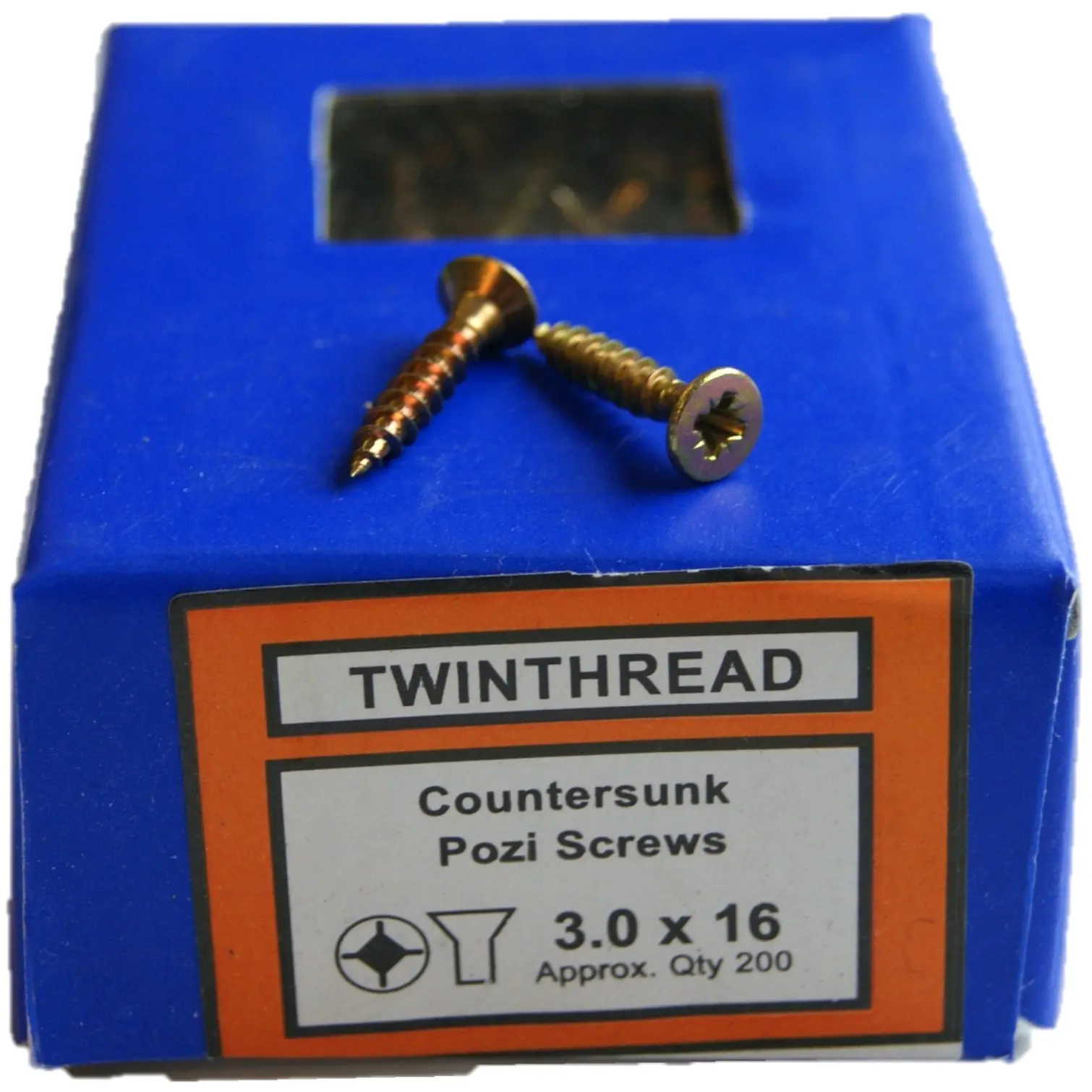 3 x 16mm CSK Head Pozi YZP
